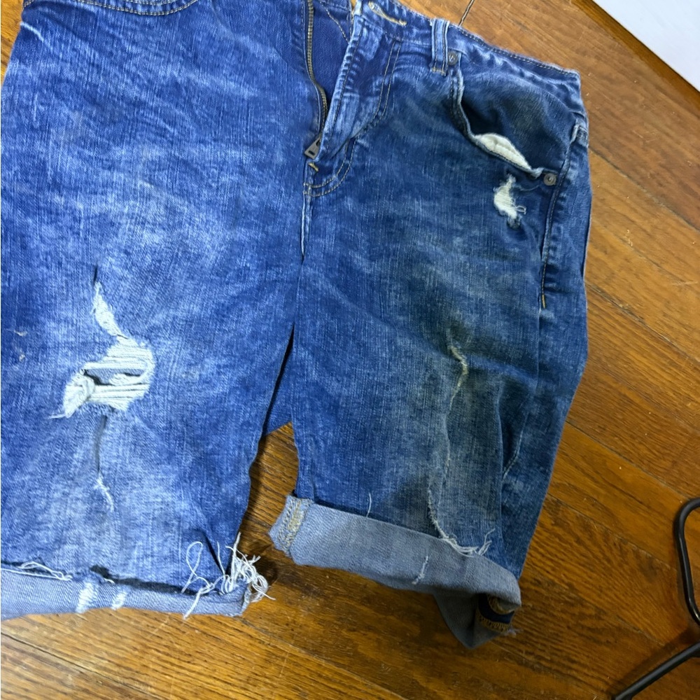 American Eagle Outfitters Dark Blue Jean Shorts